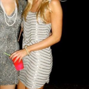 Alice + Olivia Sequin/ Beaded Cocktail Dress